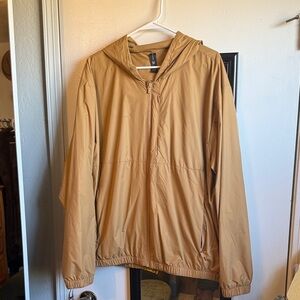 All in Motion Men's Tan Windbreaker Jacket